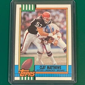 Clay Matthews #172 1990 Topps Football Trading Card
